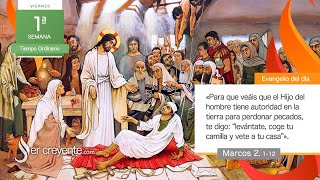 Evangelio del día 12 enero 2024 Hijo tus pecados te son perdonados [upl. by Iggam8]