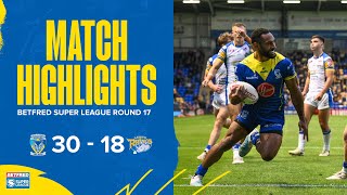 Highlights R17  Warrington Wolves v Leeds Rhinos [upl. by Einaoj196]