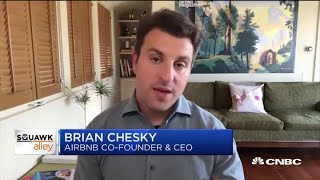 Airbnb CEO Brian Chesky on the future of travel and outlook [upl. by Jehias]