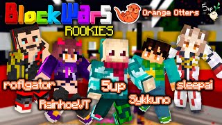 I had an INSANE team in Block Wars Rookies Feat Sykkuno Rainhoe Sleepy Roflgator [upl. by Eneles249]