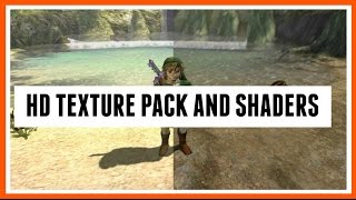 The Legend of Zelda Twilight Princess HD Texture Pack And Shaders  Graphics Comparison [upl. by Adamson997]