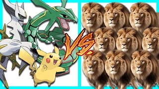 1 Billion Lions CANNOT WIN Against Every Pokémon [upl. by Burkitt]