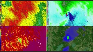 Sawyerville AL EF2 Tornado Radar Loop  February 3 2022 [upl. by Eno]