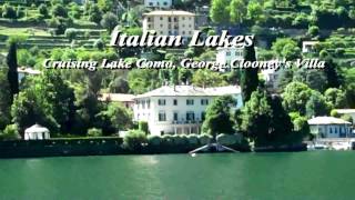 Italian Lakes Lake Como George Clooneys Villa  AHI TRAVEL [upl. by Lebanna]