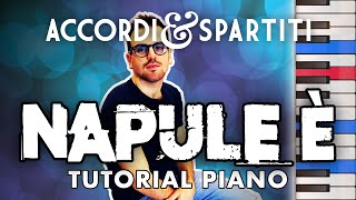 NAPULE È Tutorial Pianoforte  Pino Daniele [upl. by Aran]