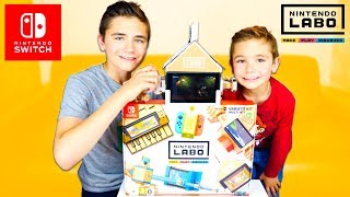 ON TESTE NINTENDO LABO   Multi Kit Nintendo Switch [upl. by Nuahs]