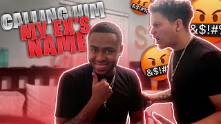 Calling My Boyfriend My Ex’s Name Prank Bad Idea [upl. by Nwahsyd]