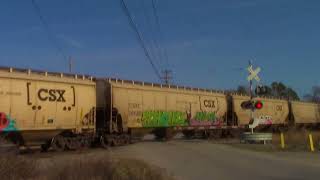 LampN Heritage Unit Leading CSX G820 at Doswell VA [upl. by Aniteb935]