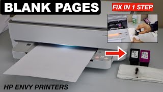 HP Envy Printing Blank Pages  Fix In 1 Easy Step [upl. by Leroi697]