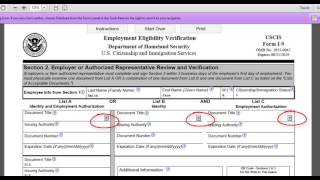 How to Complete an I9 Form [upl. by Gross]