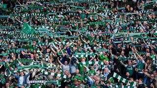 Sunshine On Leith  Hibs Fans Sing After The 2016 Scottish Cup Final [upl. by Dasi]