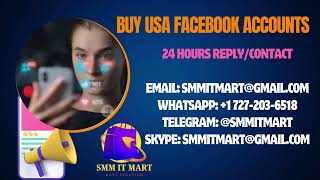 Buy USA Facebook Accounts Facebook FacebookAccounts [upl. by Ecikram]