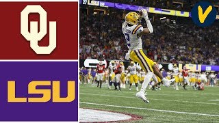 4 Oklahoma vs 1 LSU Highlights 2019 College Football Playoff Highlights [upl. by Leeann284]