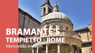 Bramantes Tempietto In Rome Italy [upl. by Hulda]