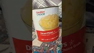 Diced Pears🍐 pear fruit cutfruits canned shorts shortsvideo [upl. by Christie]