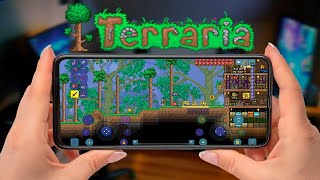 ASI ES TERRARIA EN ANDROID  TERRARIA MOBILE ANDROID 2023 [upl. by Ahsiekit795]