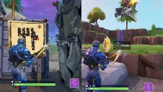 DEFI quotCHERCHER LE PANNEAU DE CARTE AU TRESOR TROUVE A JUNK JUNCTIONquot DEFI SEMAINE 10 sur FORTNITE [upl. by Ahsinan]