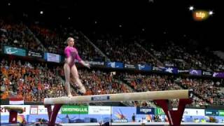 Aliya Mustafina World Gymnastics 2010 EF  Beam [upl. by Niall815]