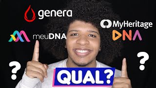 QUAL MELHOR TESTE DE ANCESTRALIDADE DNA  Qual comprar  Genera x MyHeritage x meuDNA [upl. by Ardnoyek]