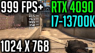 CounterStrike Global Offensive  RTX 4090  I713700K MAX FPS 1024x768 [upl. by Suisyola]