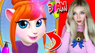 Testing The Creepy Talking Angela 2 Apps Theory WARNING DO NOT DOWNLOAD Part 2 [upl. by Nade908]