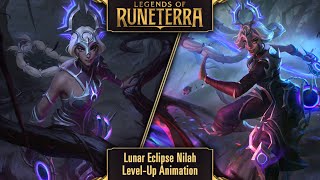 Legends of Runeterra  Lunar Eclipse Nilah LevelUp Animation [upl. by Ainirtak]