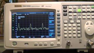 TSP 17  Rigol DSA1030ATG3 Spectrum Analyzer Review and Experiments [upl. by Earehc921]