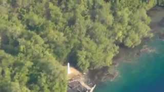 Captain Cook Memorial Hawaii from the Air September 2013 [upl. by Eirolav426]