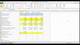 Aggregate Planning Problem  Solution [upl. by Marmion407]