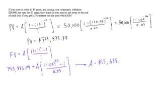 How much do you need to invest each year so you can withdraw X per year of retirement [upl. by Neerac]