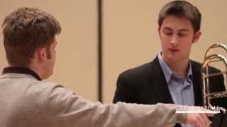 Carnegie Hall Trombone Master Class Schumanns Symphony No 3 [upl. by Tongue]