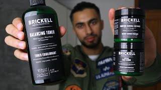 30 Days Of Brickell Mens Products Skin Care TRANSFORMATION Honest Review [upl. by Fonz45]