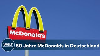 FASTFOODJUBILÄUM Vor 50 Jahren öffnete die erste McDonaldsFiliale in München [upl. by Jovitah]