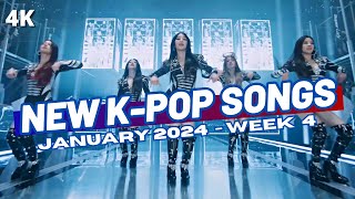 NEW KPOP SONGS  JANUARY 2024 WEEK 4 [upl. by Gelman]