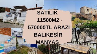 570000 TL SATILIK 11500M2 ARAZİ BALIKESİR MANYAS [upl. by Oni]