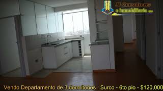 Vendo dpto en Surco  3 dormitorios [upl. by Hofstetter413]