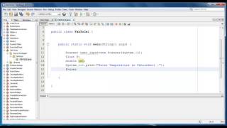 fahrenheit to celsius in Java [upl. by Anselma]