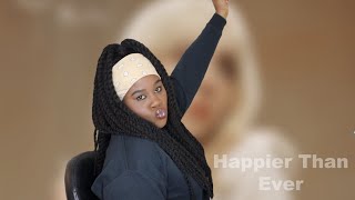 Billie Eilish  Happier Than Ever Album Reaction [upl. by Sulokcin202]