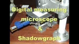 USB Digital Shadowgraph and Measuring Microscope [upl. by Nodla16]