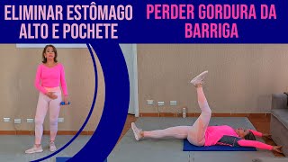 🔴 Perder Gordura da Barriga 🔥 e Eliminar Estômago Alto e Pochete 🔥 Vídeo 818 [upl. by Theall]