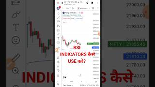 RSI indicator kaise use kare  Invest tech [upl. by Eecrad]