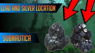 Where to find Silver and Lead in Subnautica UPDATED [upl. by Adlen]