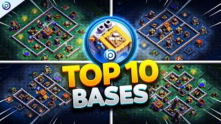 TOP 10 Best BH9 Blueprint CoC BASES of 2024 Stage 12 with Link  Clash of Clans [upl. by Aremat]