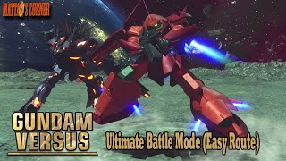 ArenaShooter Mechas  Gundam Versus ULTIMATE BATTLE Easy Route [upl. by Ssenav]