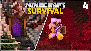 INTO THE NETHER  Ep 4  Minecraft 118 Survival Lets Play [upl. by Ilek]