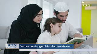 Verbot von langen islamischen Kleidern [upl. by Ilyssa]