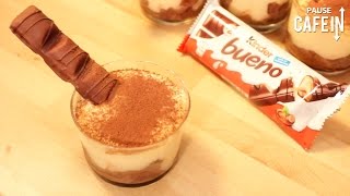 Un délicieux tiramisu Kinder Bueno [upl. by Nylassej]