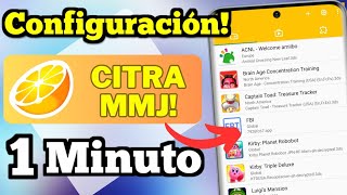 🎮te ENSEÑO a CONFIGURAR CITRA MMJ de ANDROID en MENOS de UN MINUTO SUPER EFECTIVO y BIEN EXPLICADO [upl. by Aikemal179]