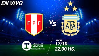 PERÚ VS ARGENTINA  EN VIVO  ELIMINATORIAS SUDAMERICANAS [upl. by Nowed422]