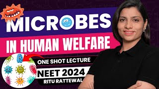 MICROBES in Human Welfare Class 12 One Shot  NEET 2024 Biology  NCERT  Ritu Rattewal [upl. by Sorensen]